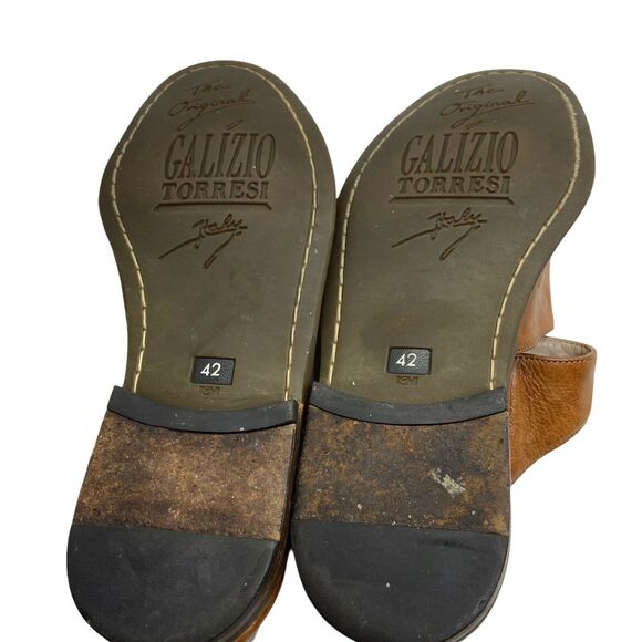 Fisherman Sandals Galizio Torresi Mens Brown Leather Casual Size M 8 W 10 main image 8
